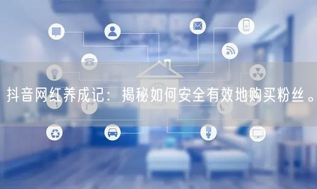 抖音网红养成记：揭秘如何安全有效地购买粉丝。