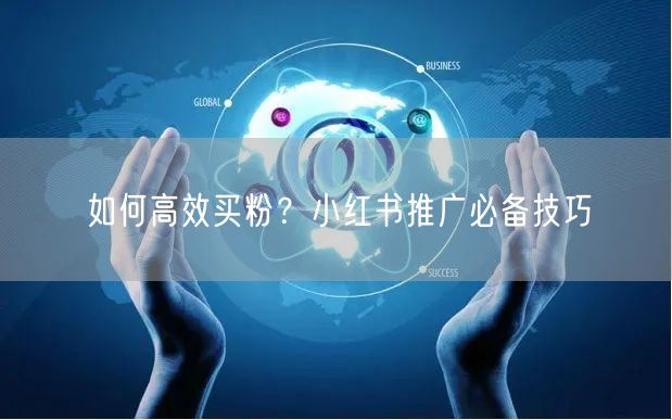 如何高效买粉？小红书推广必备技巧