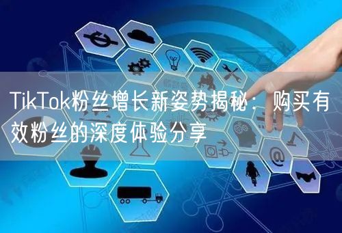 TikTok粉丝增长新姿势揭秘：购买有效粉丝的深度体验分享