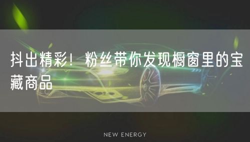 抖出精彩！粉丝带你发现橱窗里的宝藏商品