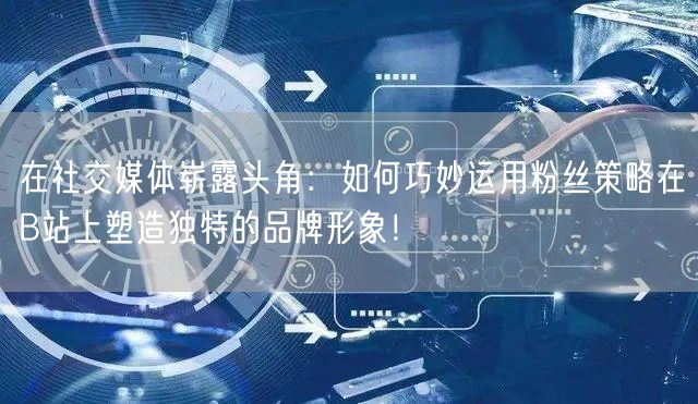 在社交媒体崭露头角：如何巧妙运用粉丝策略在B站上塑造独特的品牌形象！
