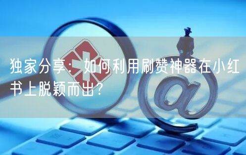独家分享：如何利用刷赞神器在小红书上脱颖而出？