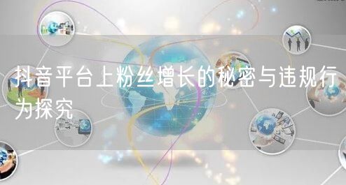 抖音平台上粉丝增长的秘密与违规行为探究