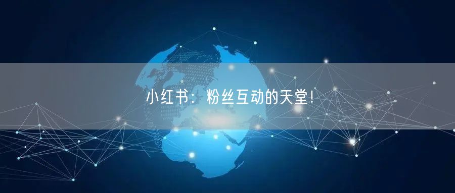 小红书：粉丝互动的天堂！