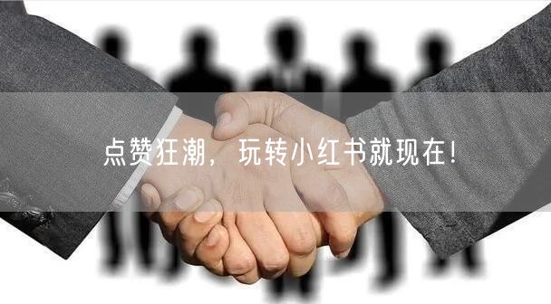 点赞狂潮，玩转小红书就现在！