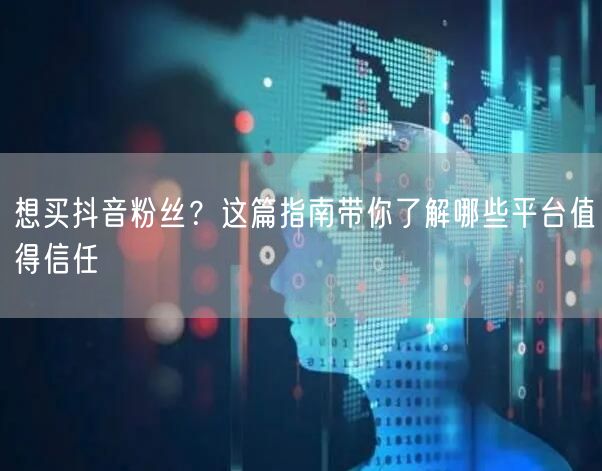 想买抖音粉丝？这篇指南带你了解哪些平台值得信任