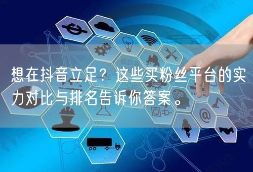 想在抖音立足？这些买粉丝平台的实力对比与排名告诉你答案。