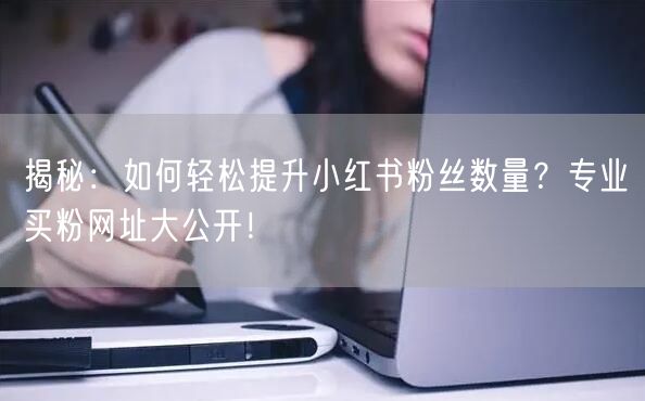 揭秘：如何轻松提升小红书粉丝数量？专业买粉网址大公开！