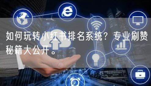 如何玩转小红书排名系统？专业刷赞秘籍大公开。