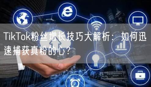 TikTok粉丝增长技巧大解析：如何迅速捕获真粉的心？
