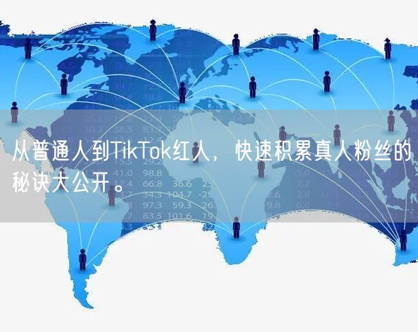从普通人到TikTok红人，快速积累真人粉丝的秘诀大公开。